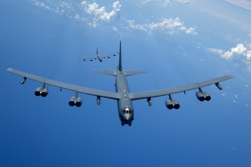 B-52Hストラトフォートレス：上から