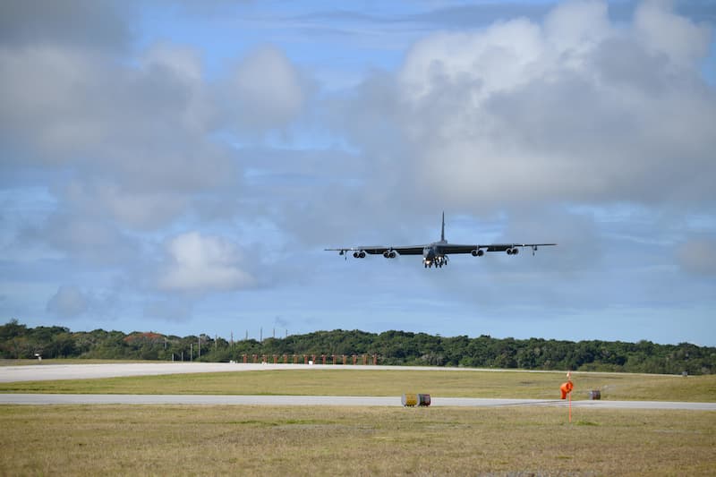 B-52Hストラトフォートレス：着陸