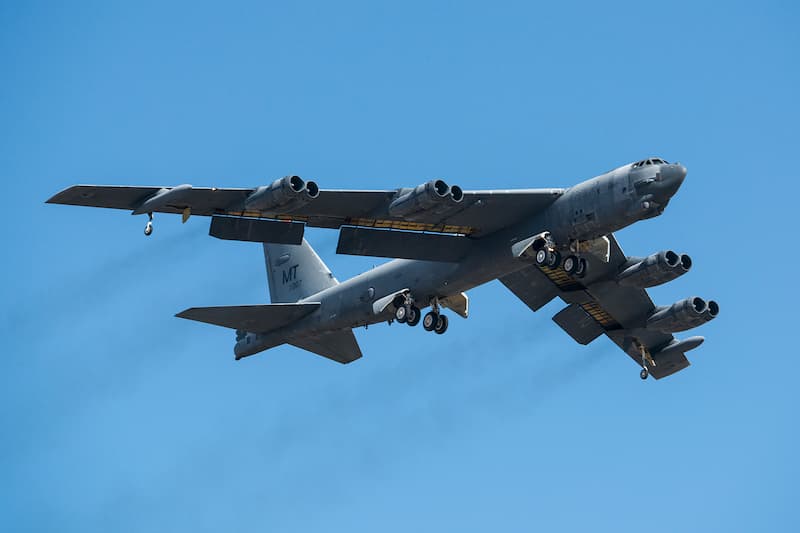 B-52Hストラトフォートレス：離陸