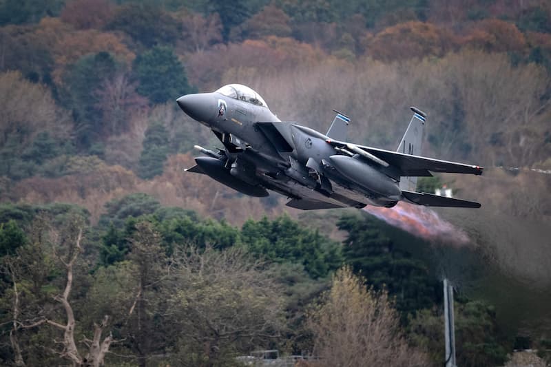 F-15Eストライク・イーグル（Strike Eagle）：離陸