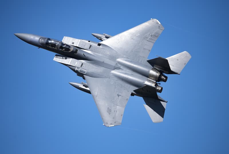 F-15Eストライク・イーグル（Strike Eagle）：上方から