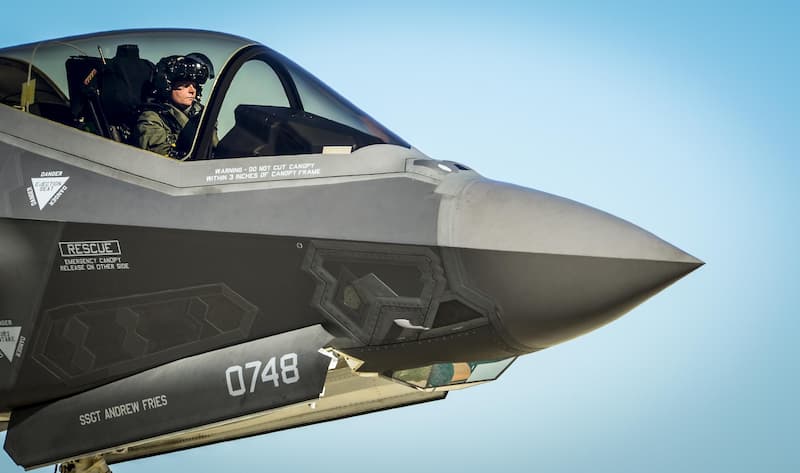 F-35AライトニングII：機首