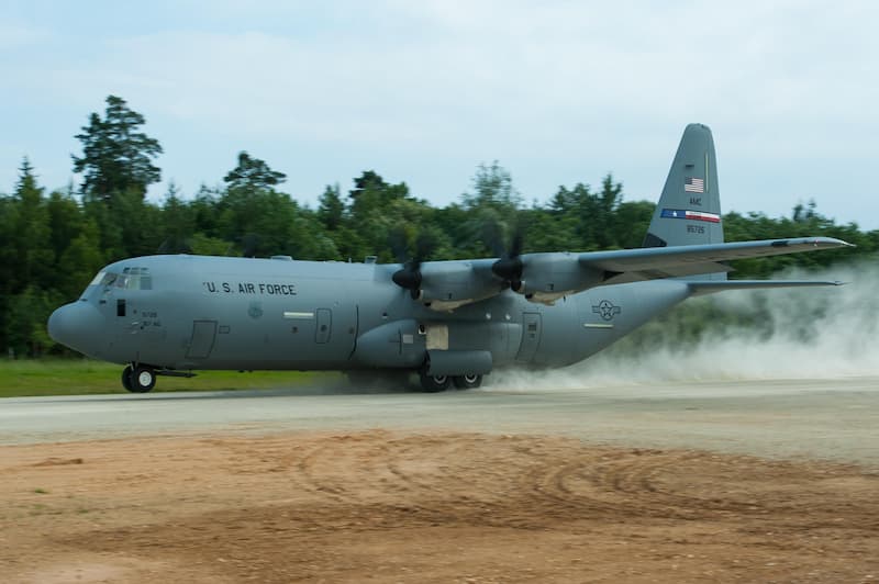 C-130Jスーパー・ハーキュリーズ：離陸（その2）