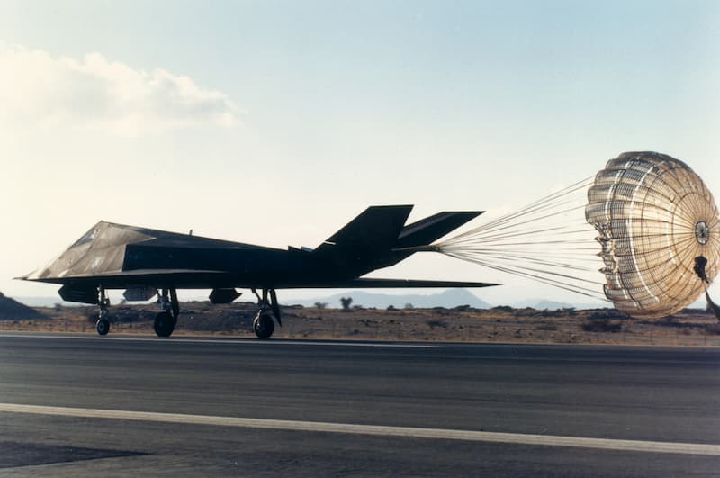F-117ナイトホーク：後方から