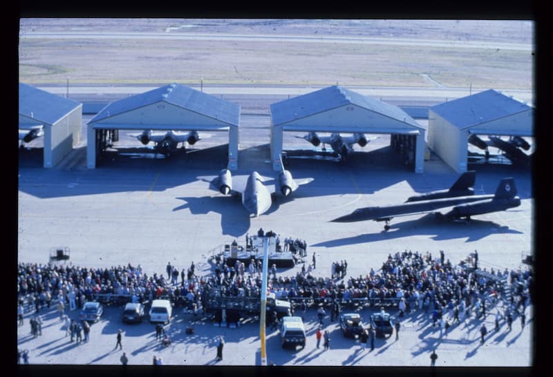 SR-71ブラックバード、BEALE AFBでの展示