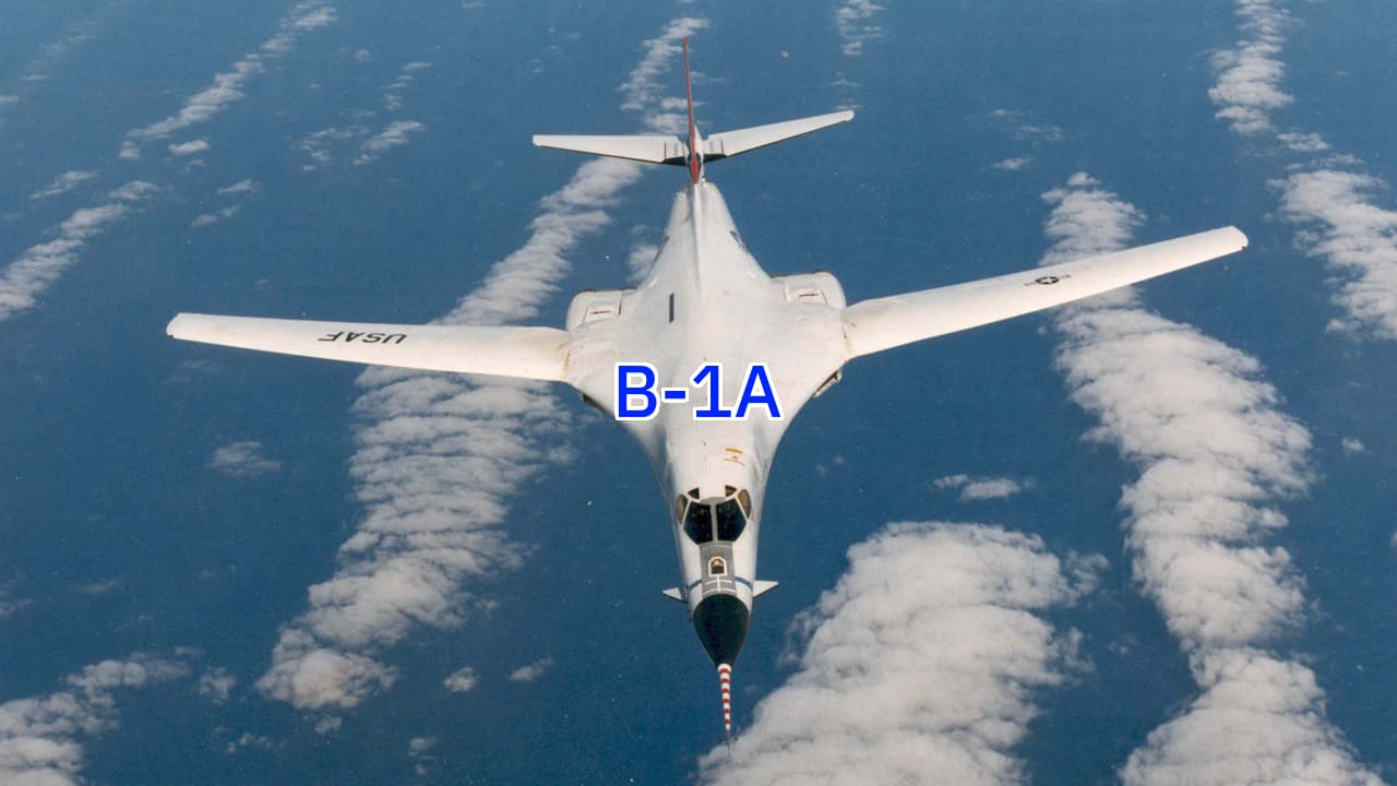 後にB-2Bとなるマッハ2超の戦略爆撃機B-1A