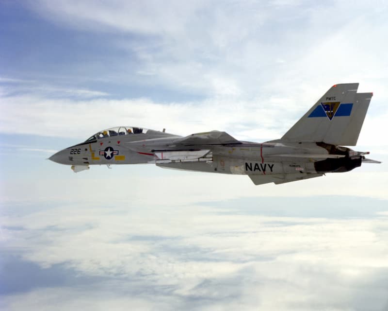 F-14トムキャット：側方から