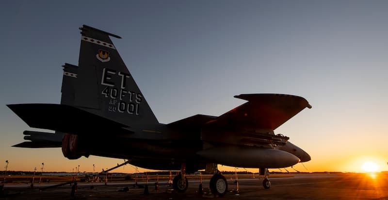 F-15EXイーグルIIの音響試験：試験場所
