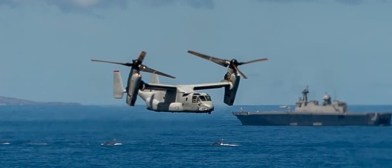 MV-22オスプレイ：転換モード