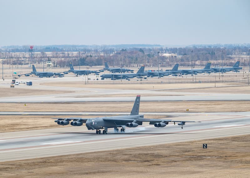 B-52Hストラトフォートレス:着陸(その2)