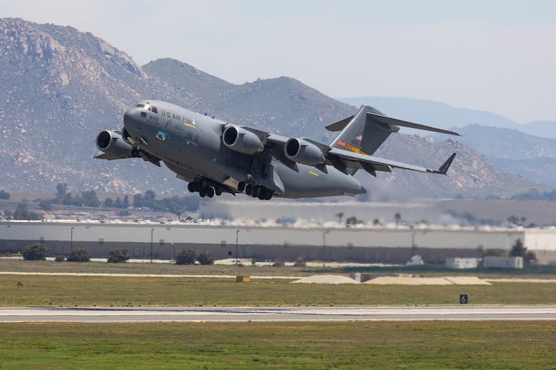 C-17グローブマスターIII:離陸(その2)