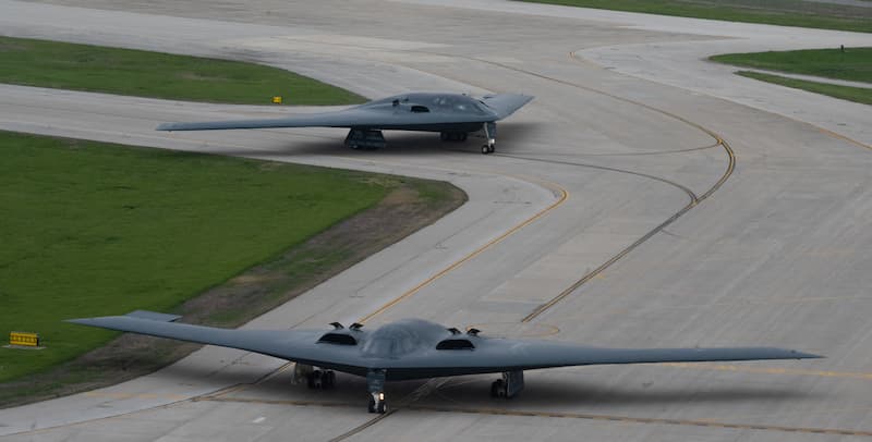 B-2スピリットのエレファント・ウォーク(その1)