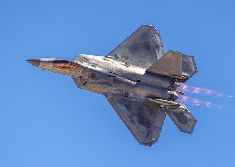 F-22ラプター：上面