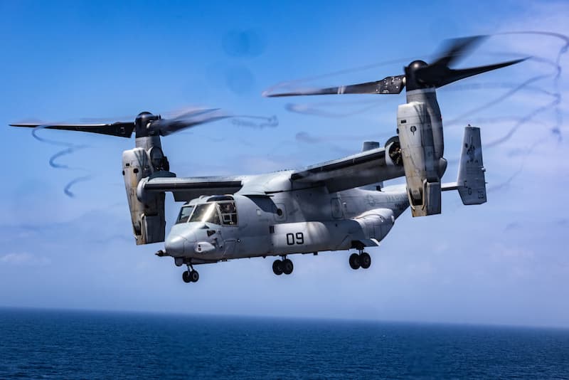 MV-22オスプレイ:発艦