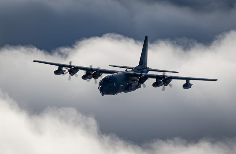 MC-130JコマンドーII：上方から