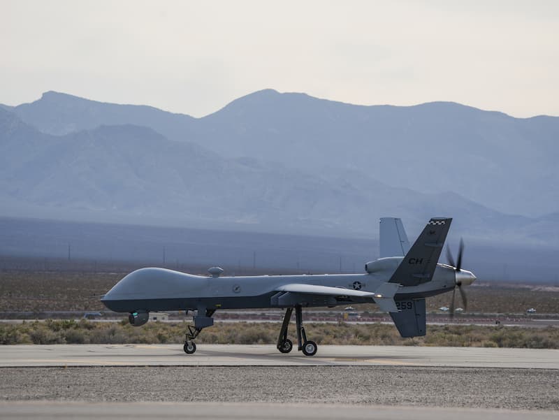 MQ-9リーパー（Reaper）：側方から