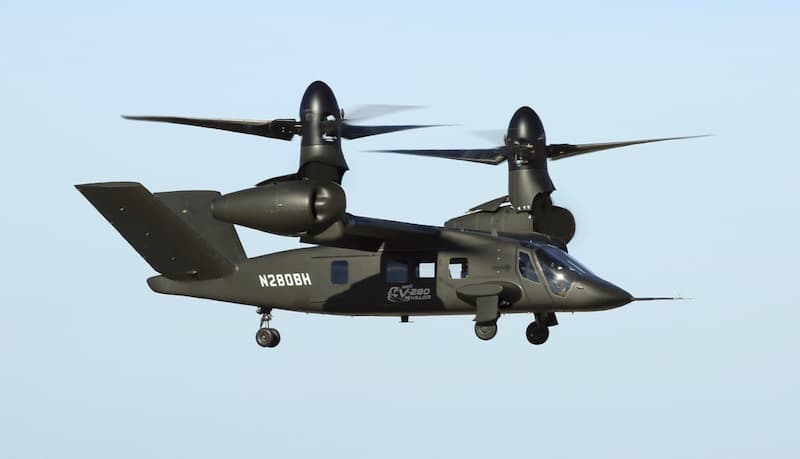 V-280バロー：垂直離着陸モード
