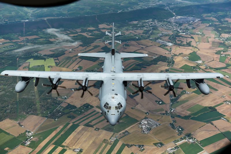 EC-130Jコマンド・ソロ:横から