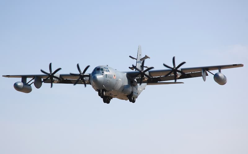 EC-130Jコマンド・ソロ:着陸