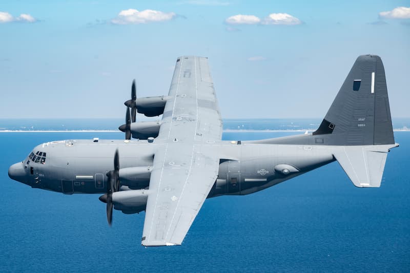 EC-130Jコマンド・ソロ：横から（その1）