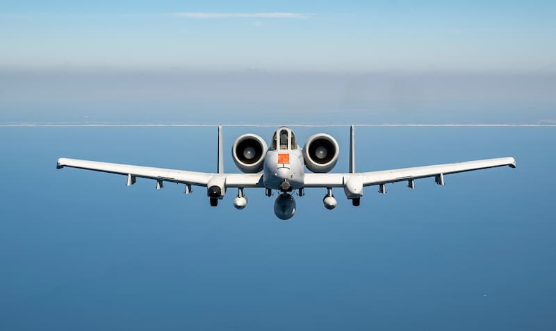 A-10サンダーボルトII：前方から（その2）