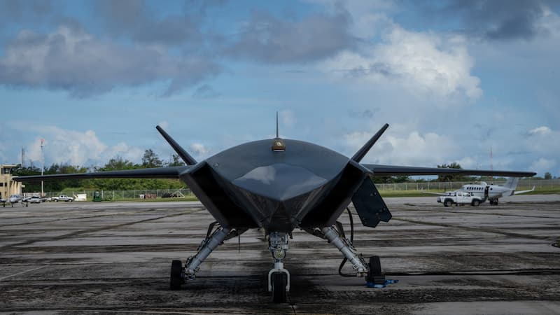 MQ-28ゴースト・バット：正面から
