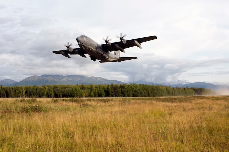 HC-130Jコンバット・キング II：離陸
