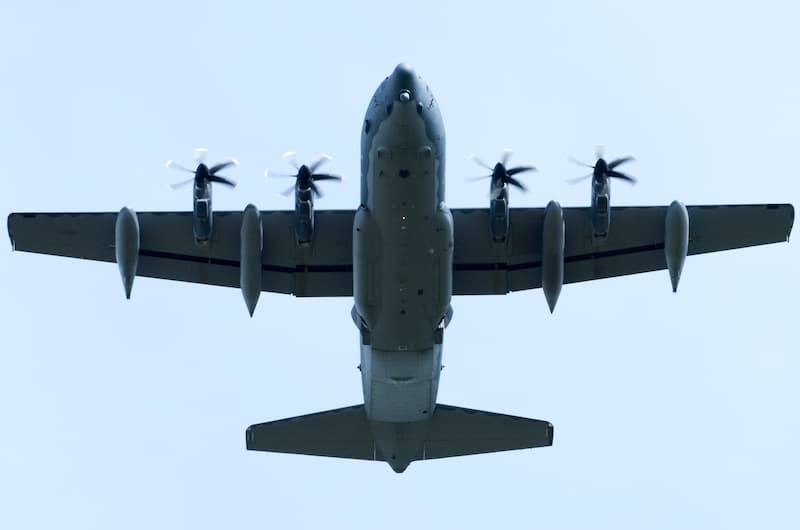 HC-130Jコンバット・キング II：下方から