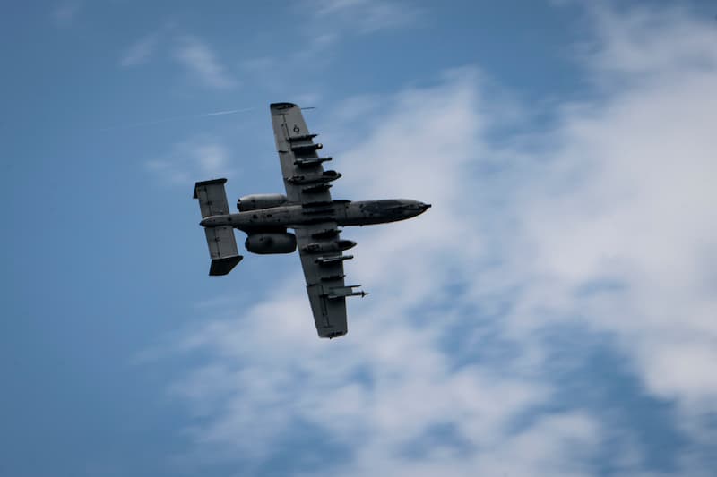 A-10サンダーボルトII:下から(その2)