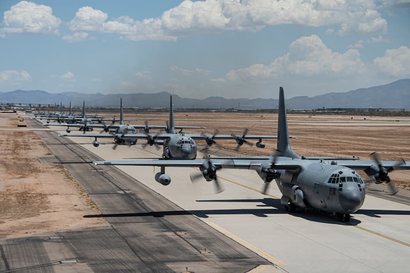 EC-130Hコンパス・コールのエレファント・ウォーク(その1)