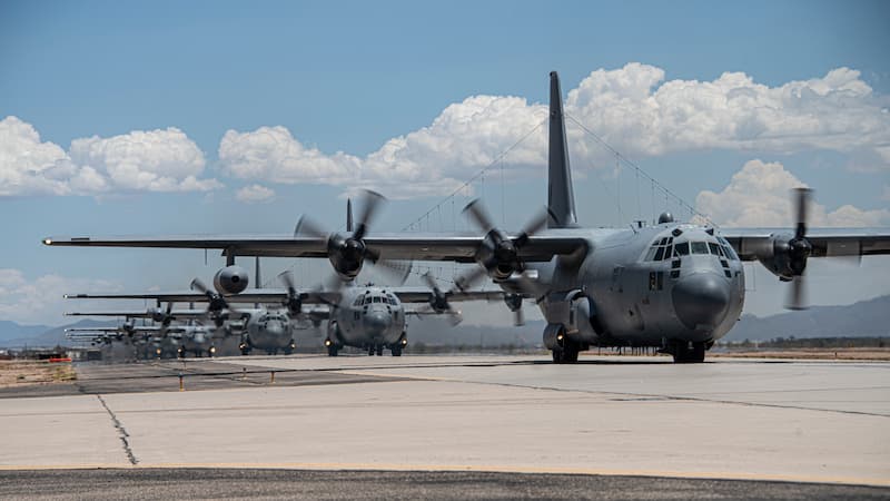 EC-130Hコンパス・コールのエレファント・ウォーク(その2)