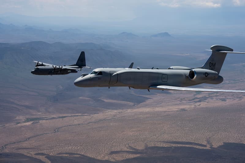 EA-37Bコンパス・コールとEC-130Hコンパス・コール